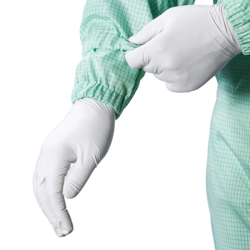 12″ ambidextrous Class 100 nitrile gloves